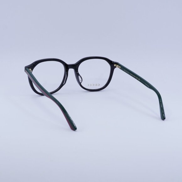 ?️ New Gucci GG0932OA 001 Eyeglasses - Black/Green Frame 53mm main image 4